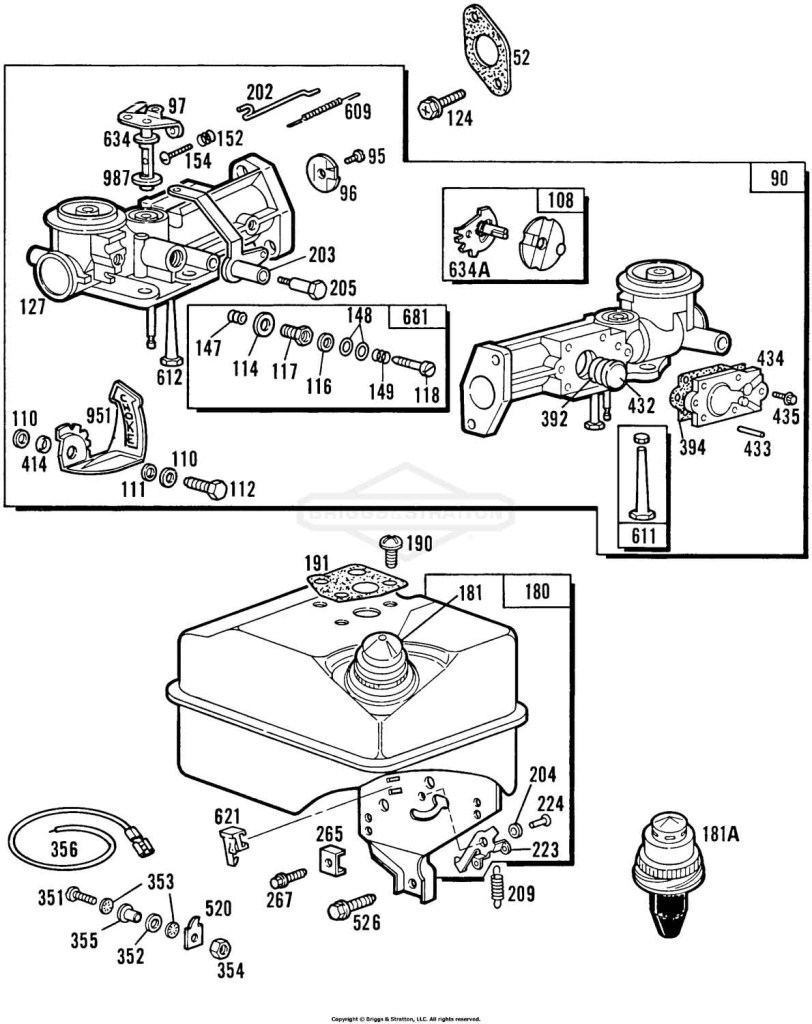 Carburetor & Fuel Tank Assy