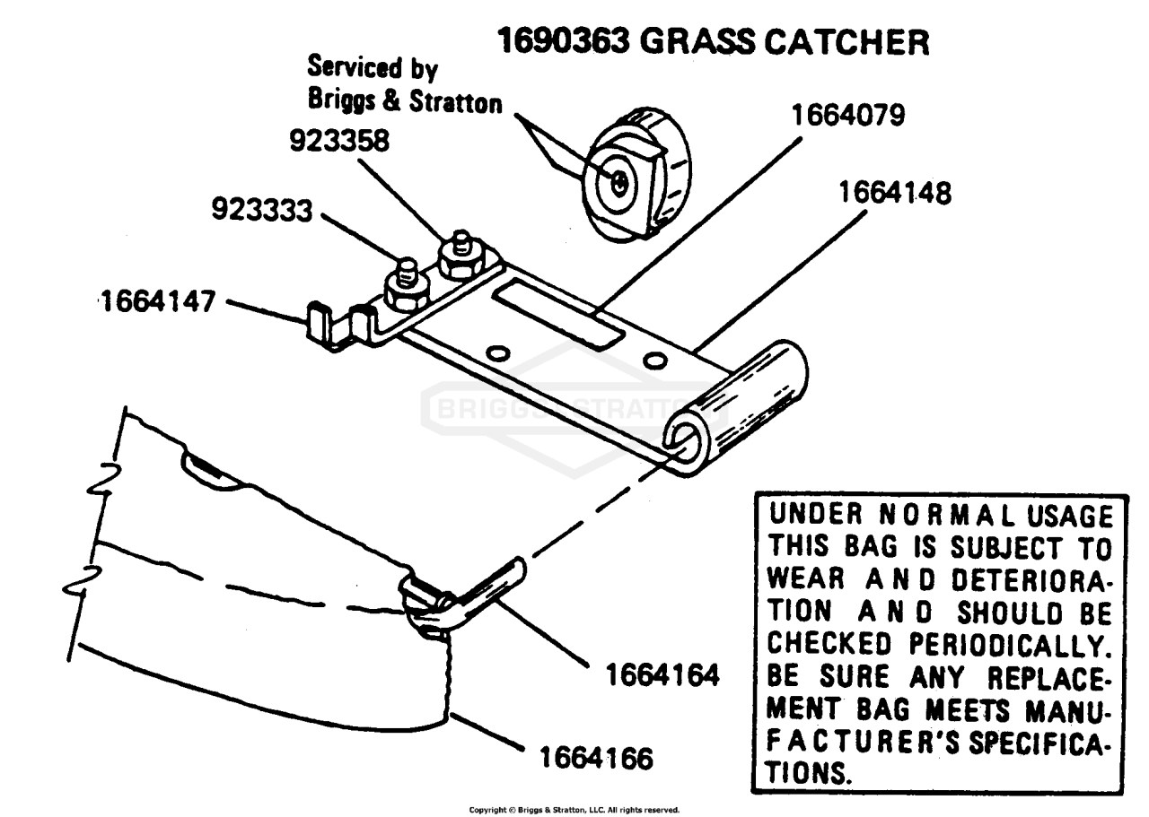 PARTS LIST FOR MFG. NO. 1690797-21 PUSH MOWER - Diagram 2