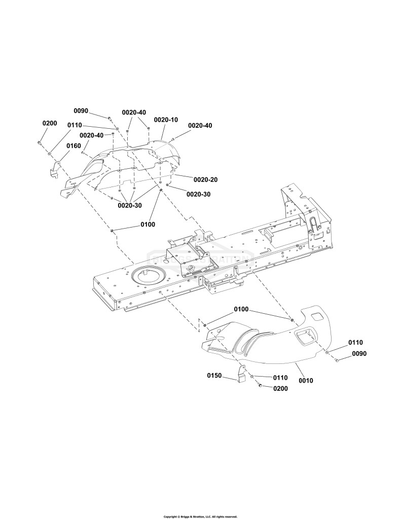 42 (107cm) Mower Deck - Bubble Guarding Group