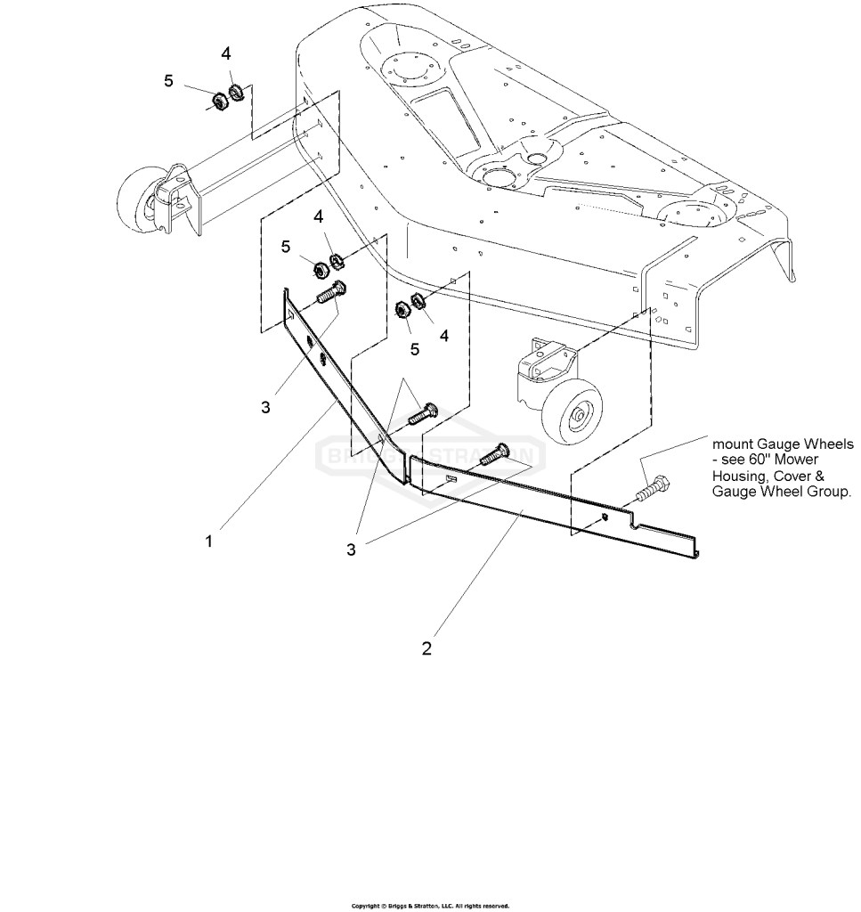 48 Mower Deck - Baffles (Export Models) (1687641)