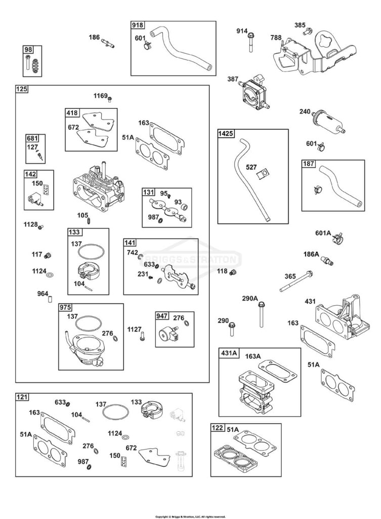 Carburetor and Fuel Supply Group