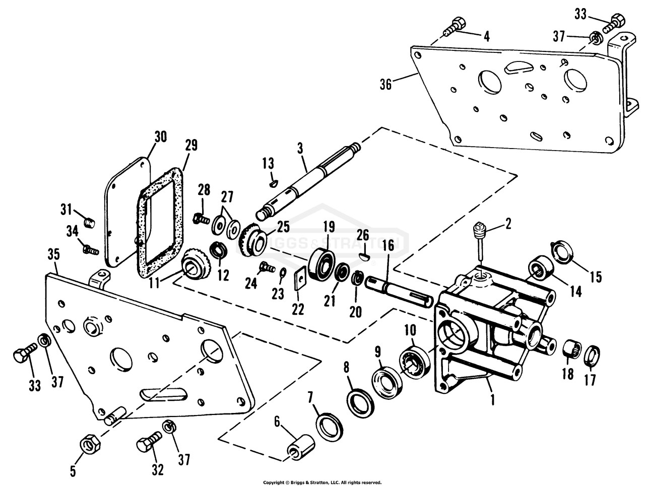 BEVEL GEAR HOUSING