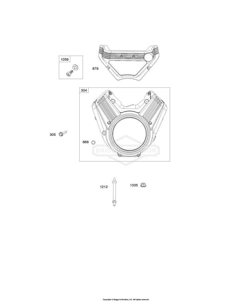 Blower Housing, Back Plate, Carburetor/EFI Cover