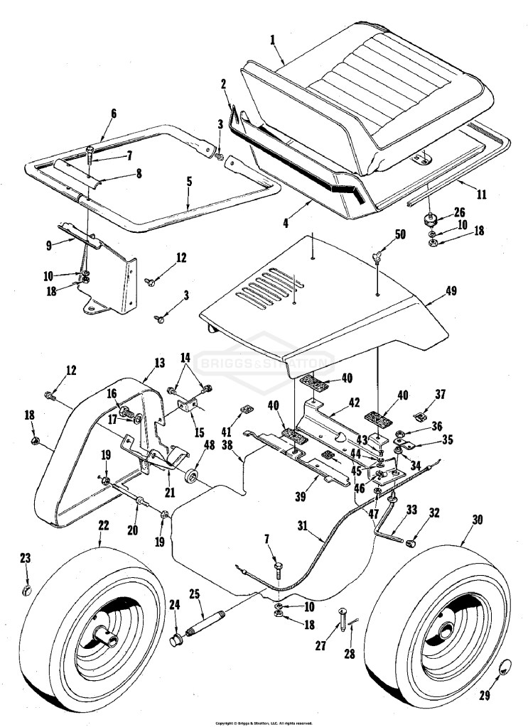 Engine, Seat & Hood Group (3855I01)