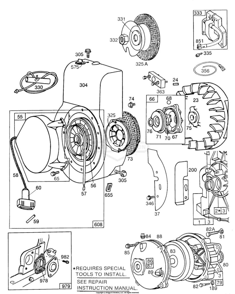 Blower Hsg,Rewind,Gear Case