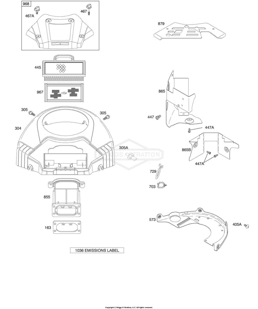 Air Cleaner, Blower Housing/Shrouds