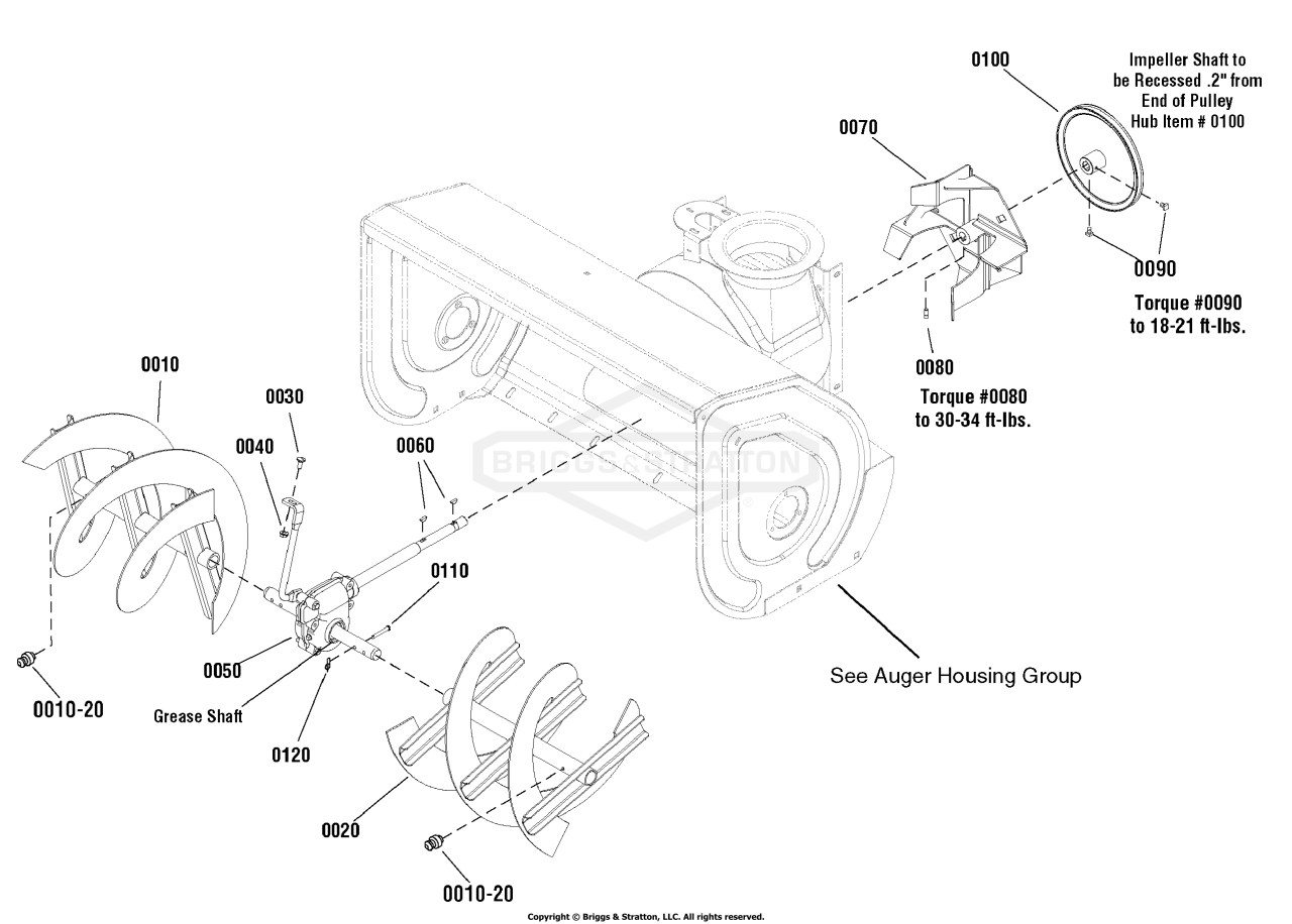 Auger Drive Group - Heavy Duty