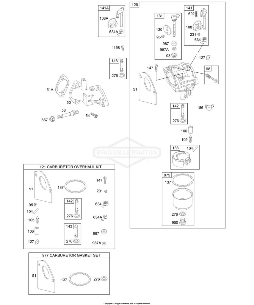 Carburetor, Gaskets