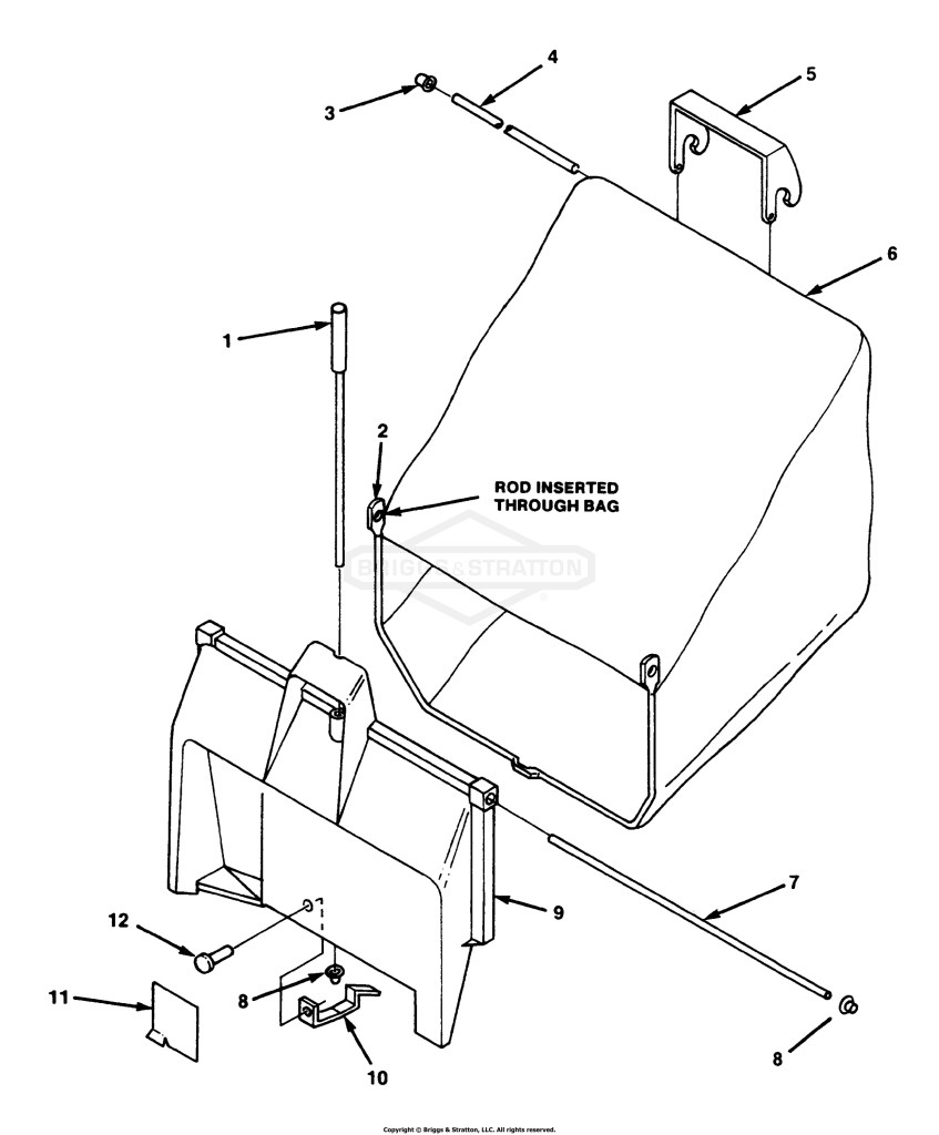 21 Rear Grass Bag Group