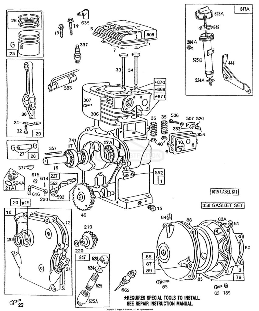 Cylinder,GearCase,Piston Grp