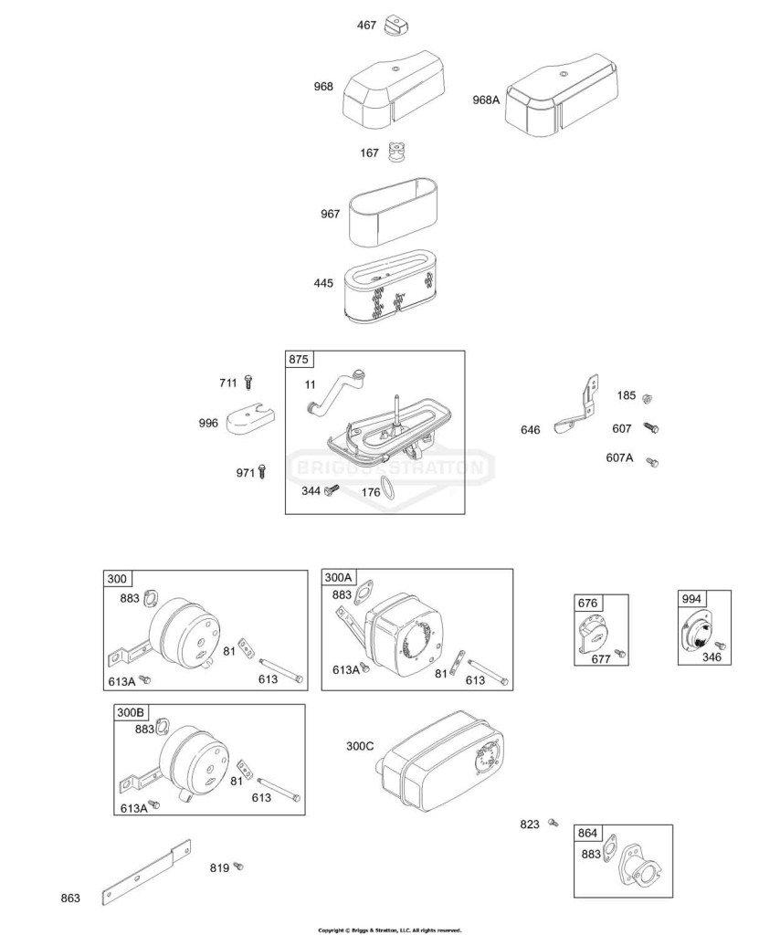 Air Cleaner, Mufflers