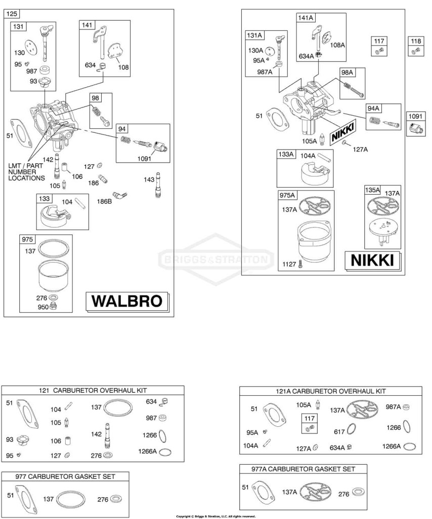 Carburetor, Kit - Carburetor Overhaul