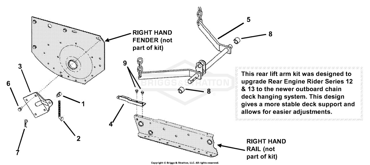 Rear Lift Arm