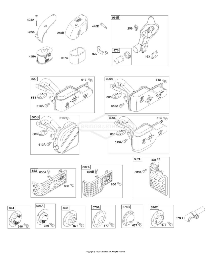 Air Cleaner, Exhaust System