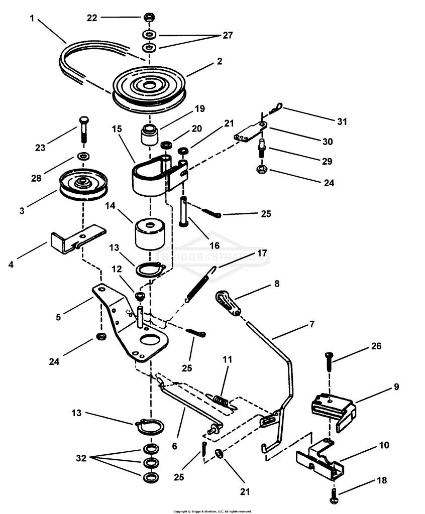Belts, Brakes, Interlock (25 Models) (Series 16)