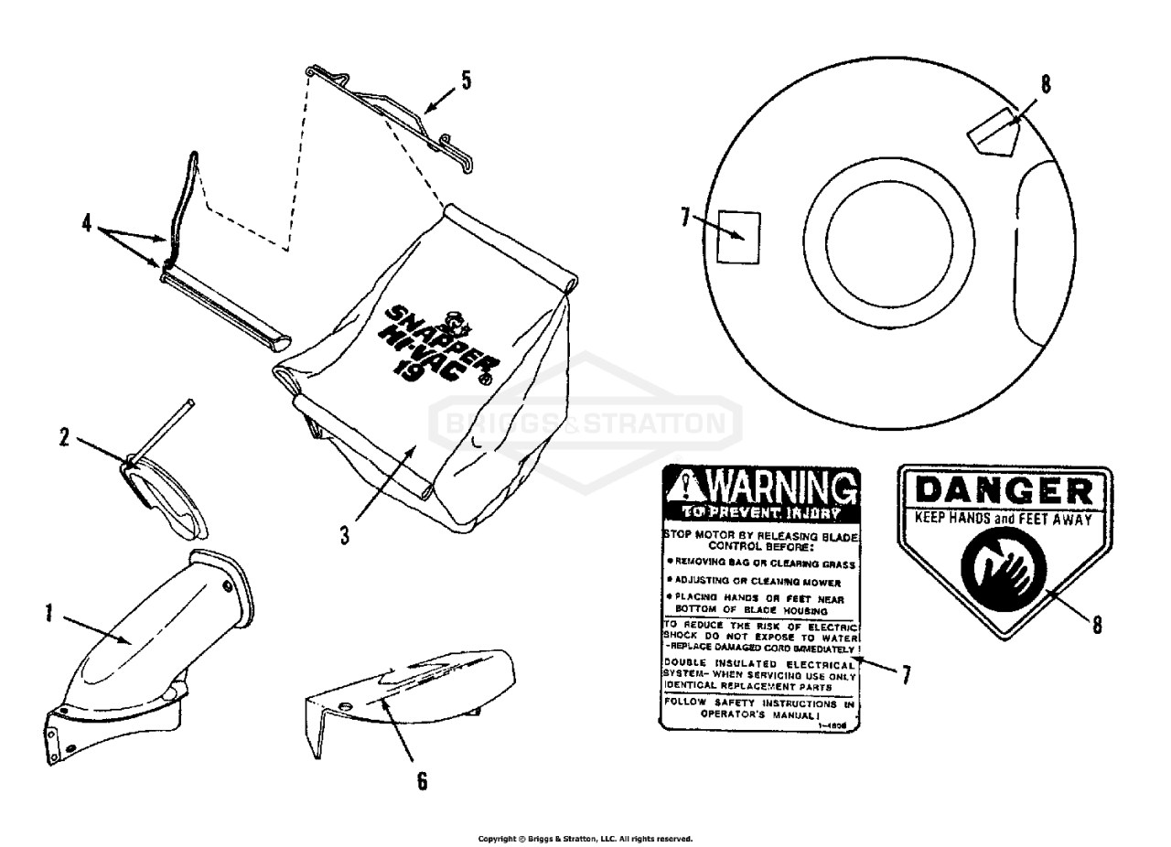 CHUTE, BAG, & DECALS