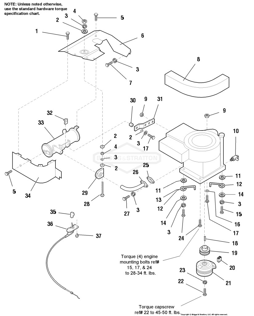 Engine Group - Briggs & Stratton Models