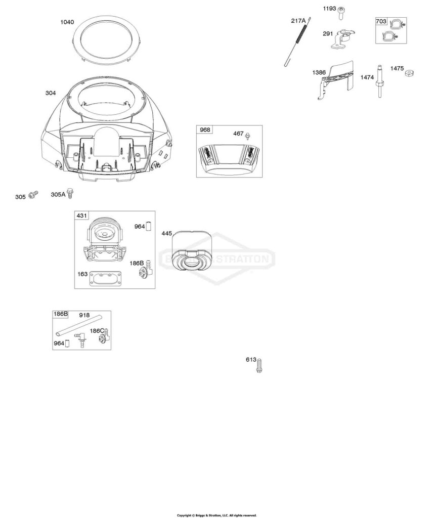 Blower Housing, Air Cleaner