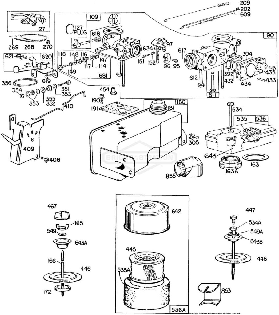 Carburetor, FuelTank, A/C