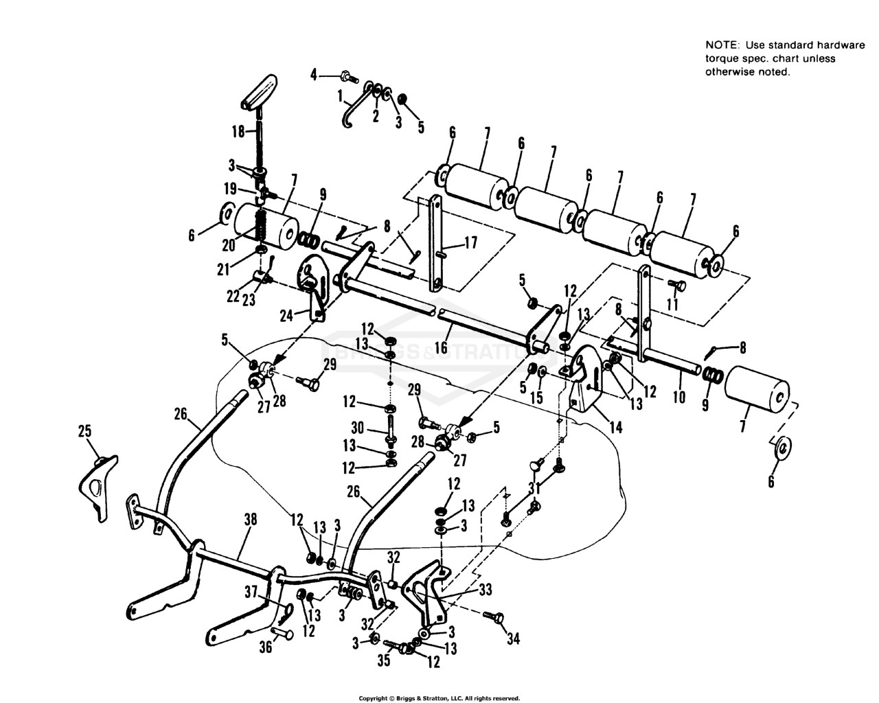 32 Mower Controls & Misc. Group