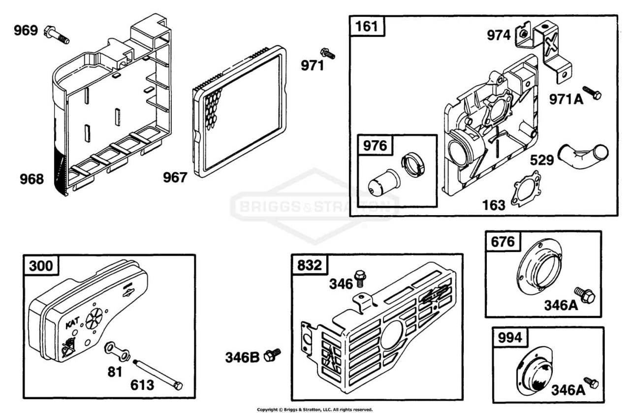 Air Cleaner Grp, Muffler Grp