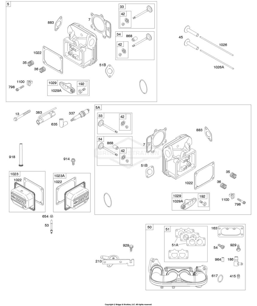 Cylinder Head, Rocker Arm Cover, Intake Manifold