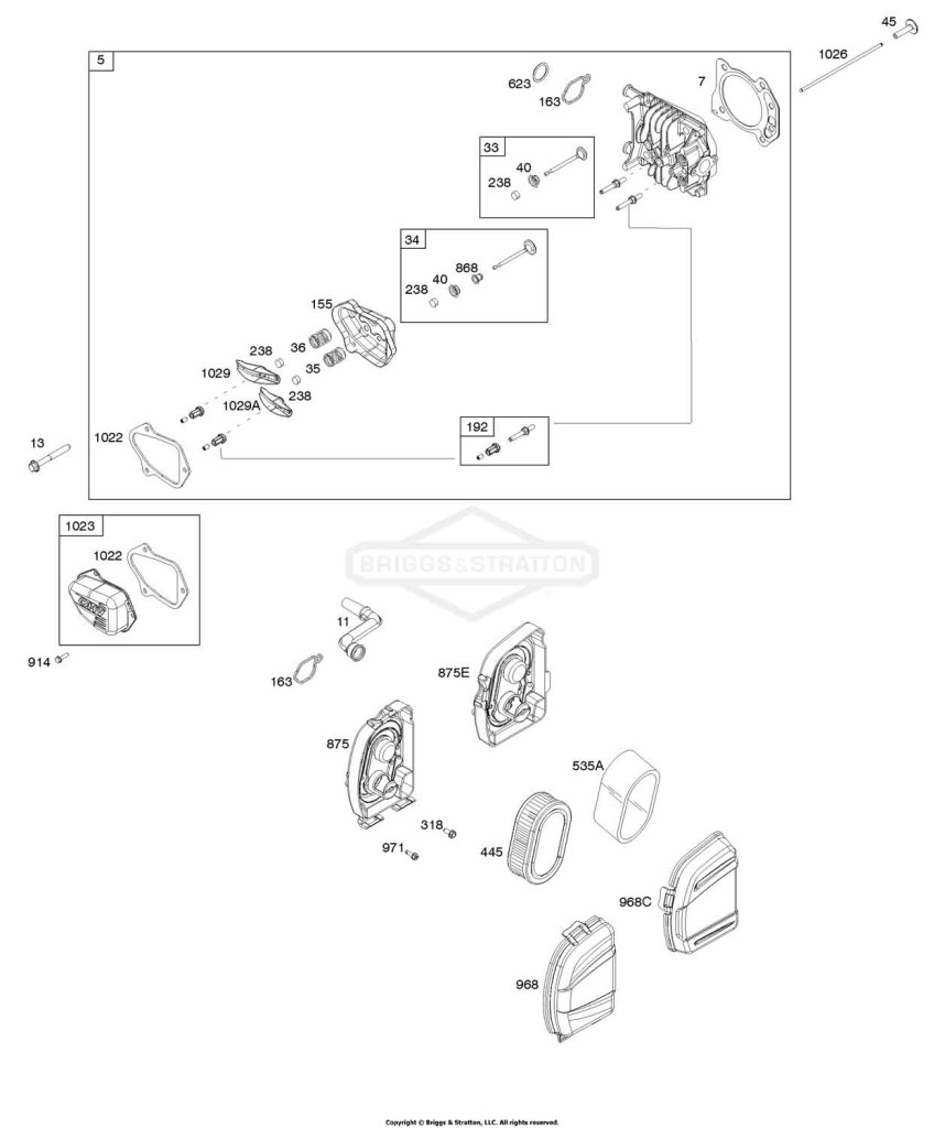 Air Cleaner, Cylinder Head
