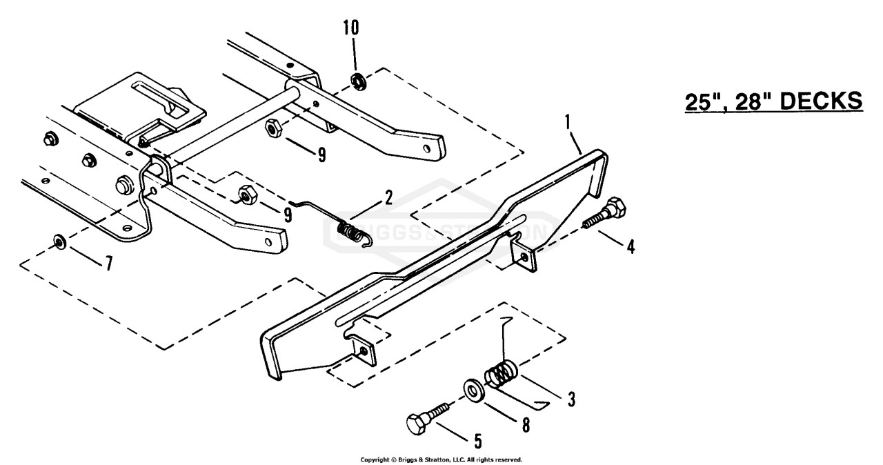 Blade Stop Pedals (25, 28 Decks)