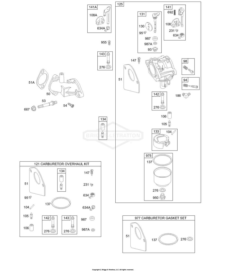 Carburetor, Gaskets