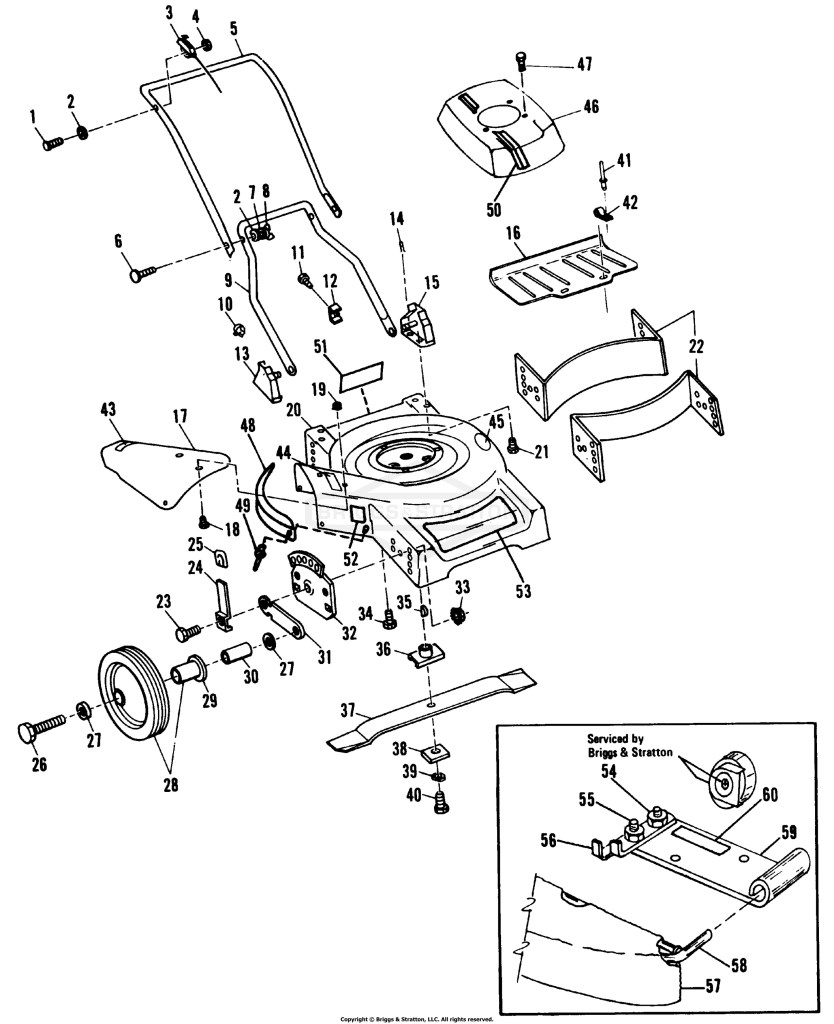 19 & 21 Side Discharge Push Mower