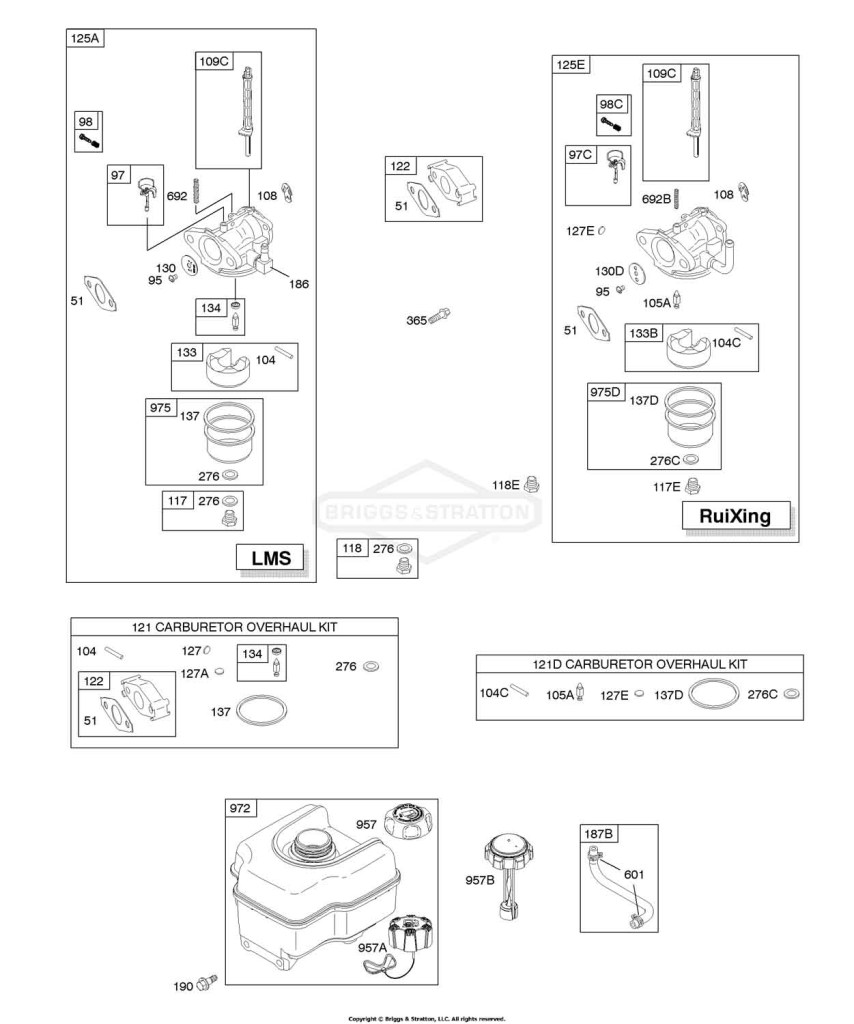 Carburetor, Fuel Supply