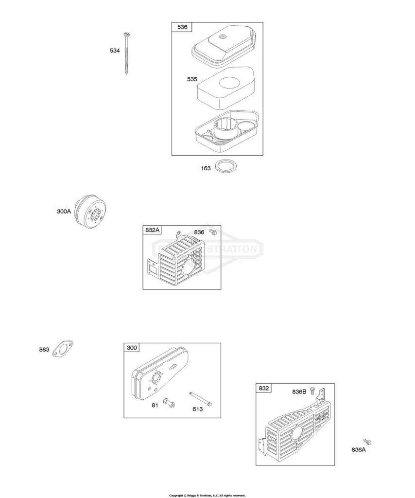 Air Cleaner, Exhaust System