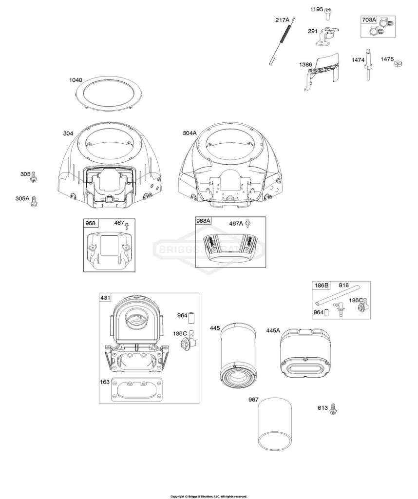 Blower Housing, Air Cleaner