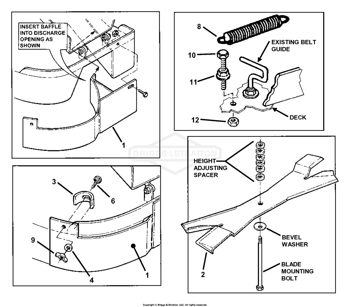 Mulching 36 Deck 61218 (PRO Mowers)