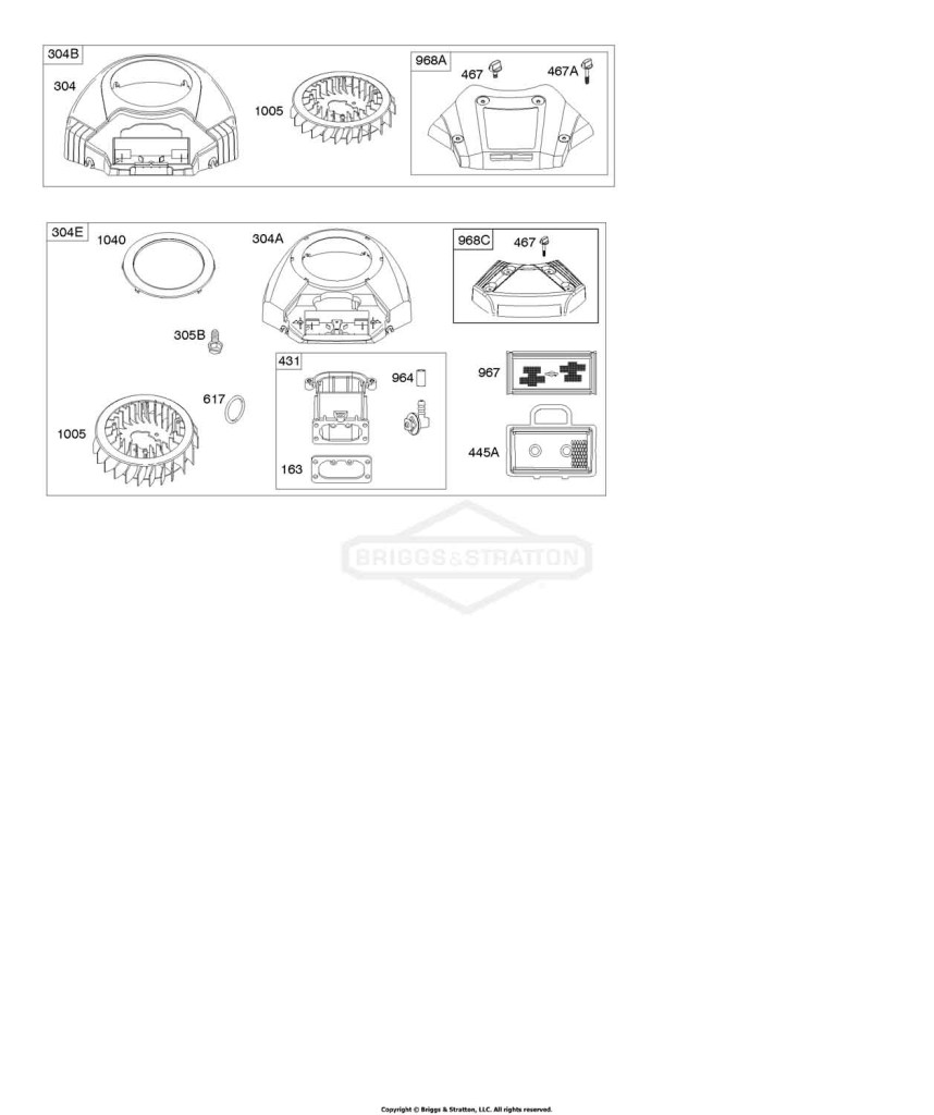 Blower Housing, Air Cleaner