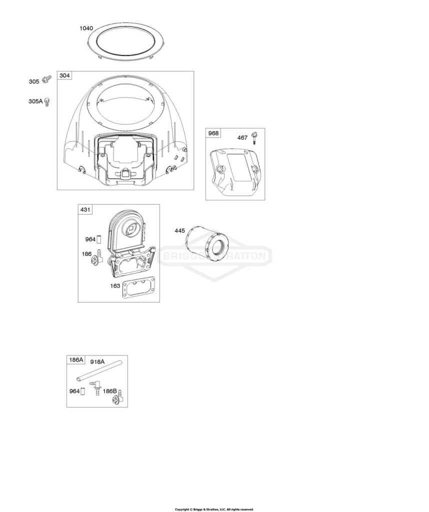 Blower Housing, Air Cleaner