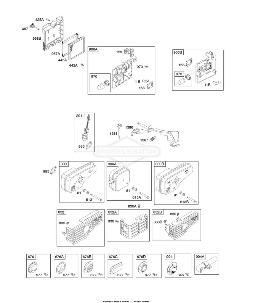 Air Cleaner, Exhaust System