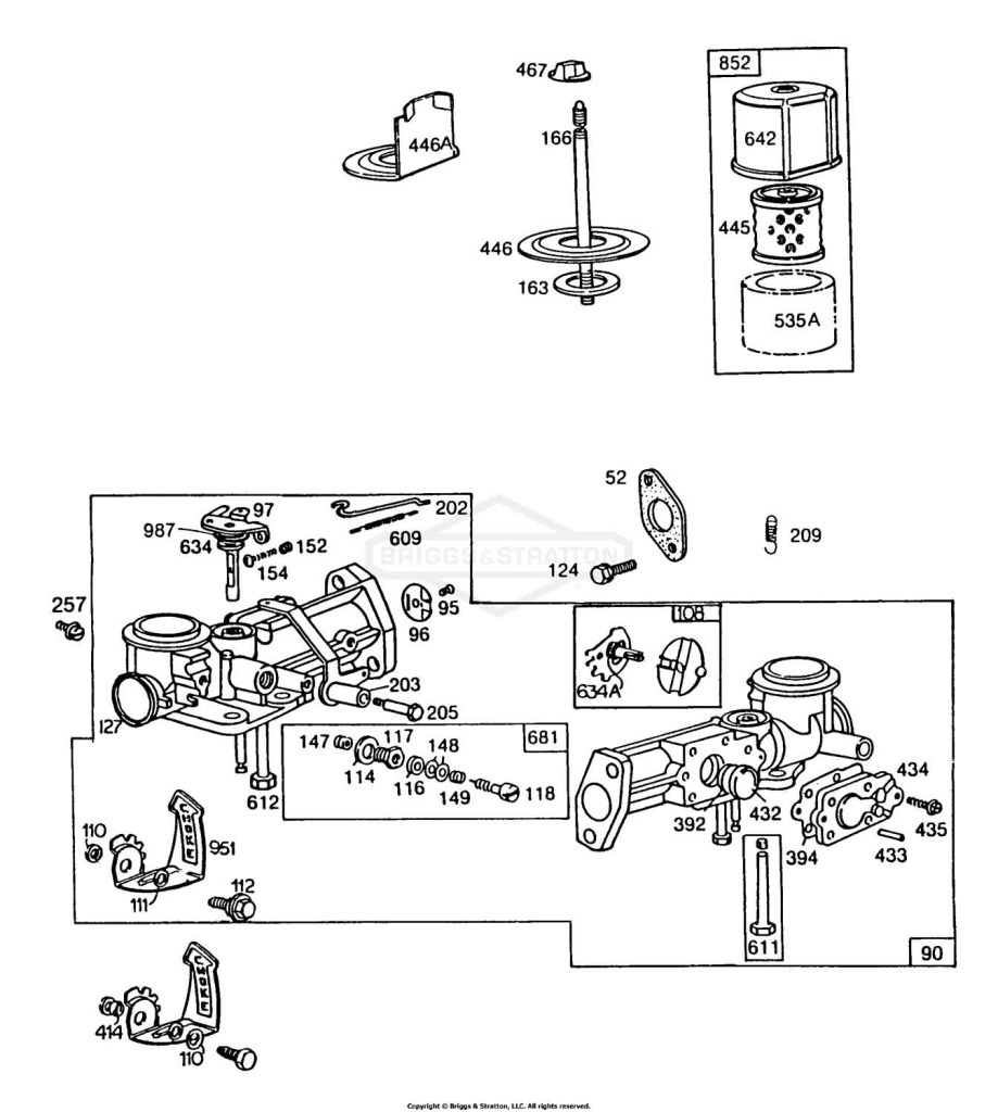Carburetor, Air Cleaner Grp
