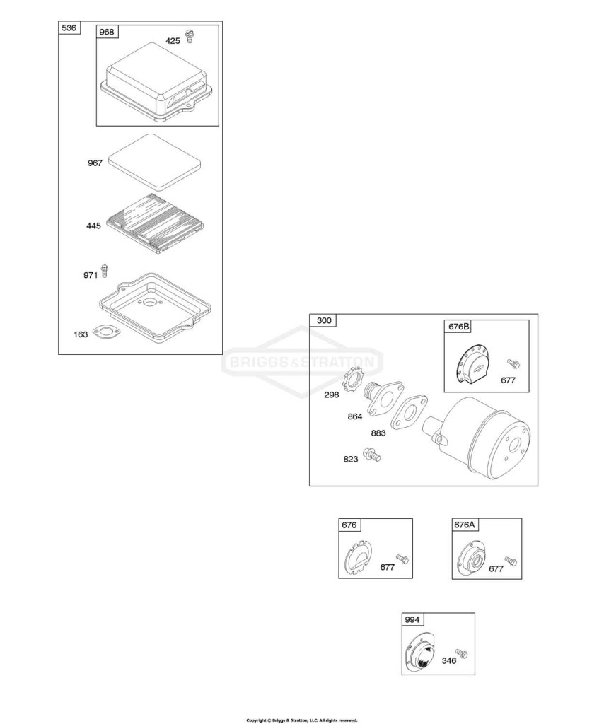 Air Cleaner, Exhaust System