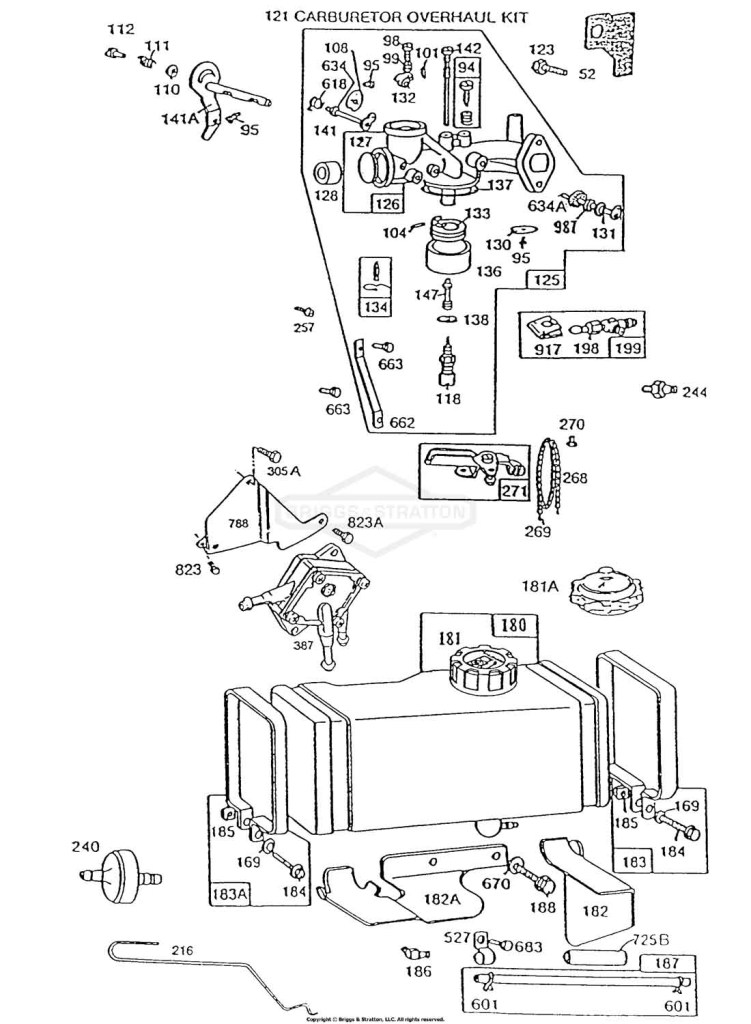 Carburetor & Fuel Tank Assy