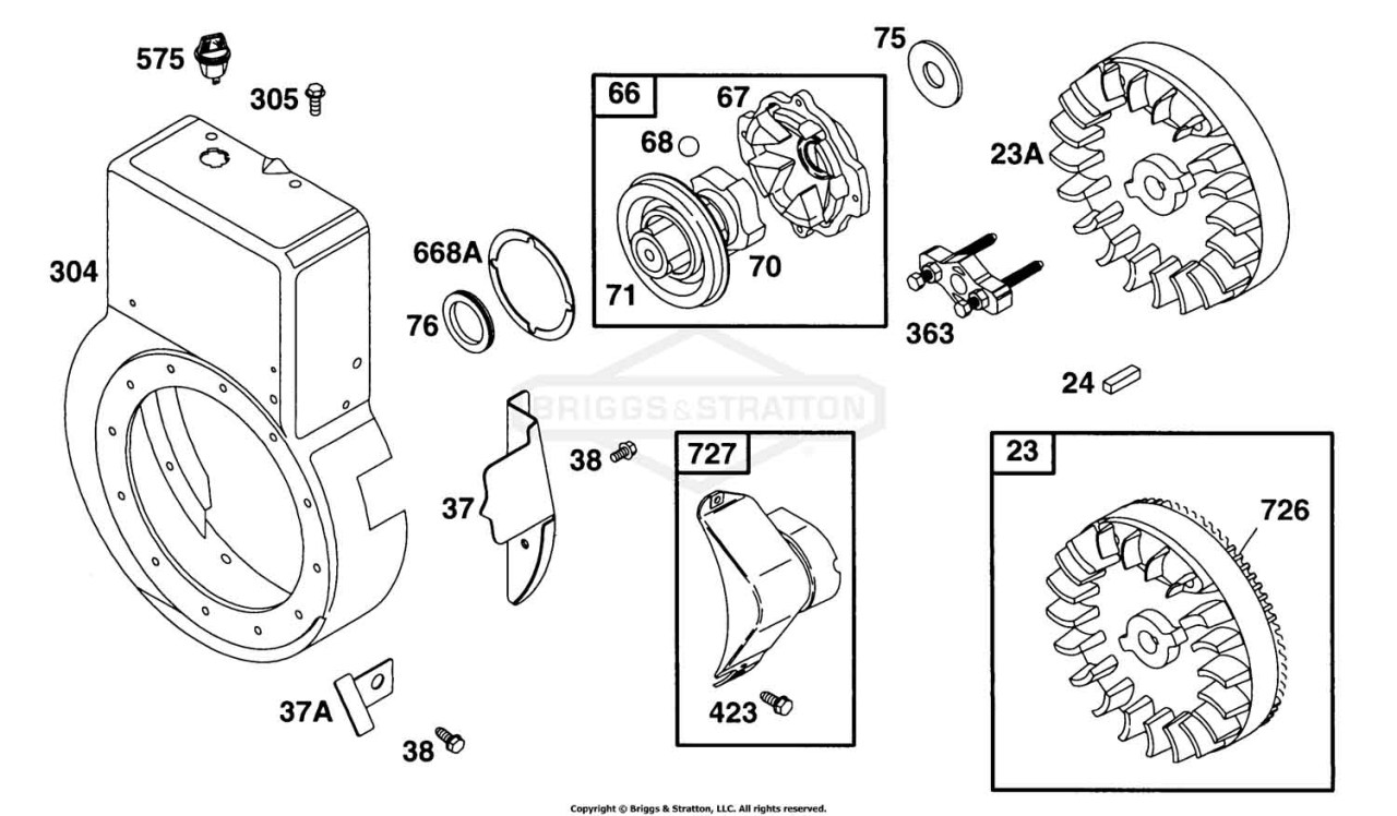 Blower Hsg, Flywheel