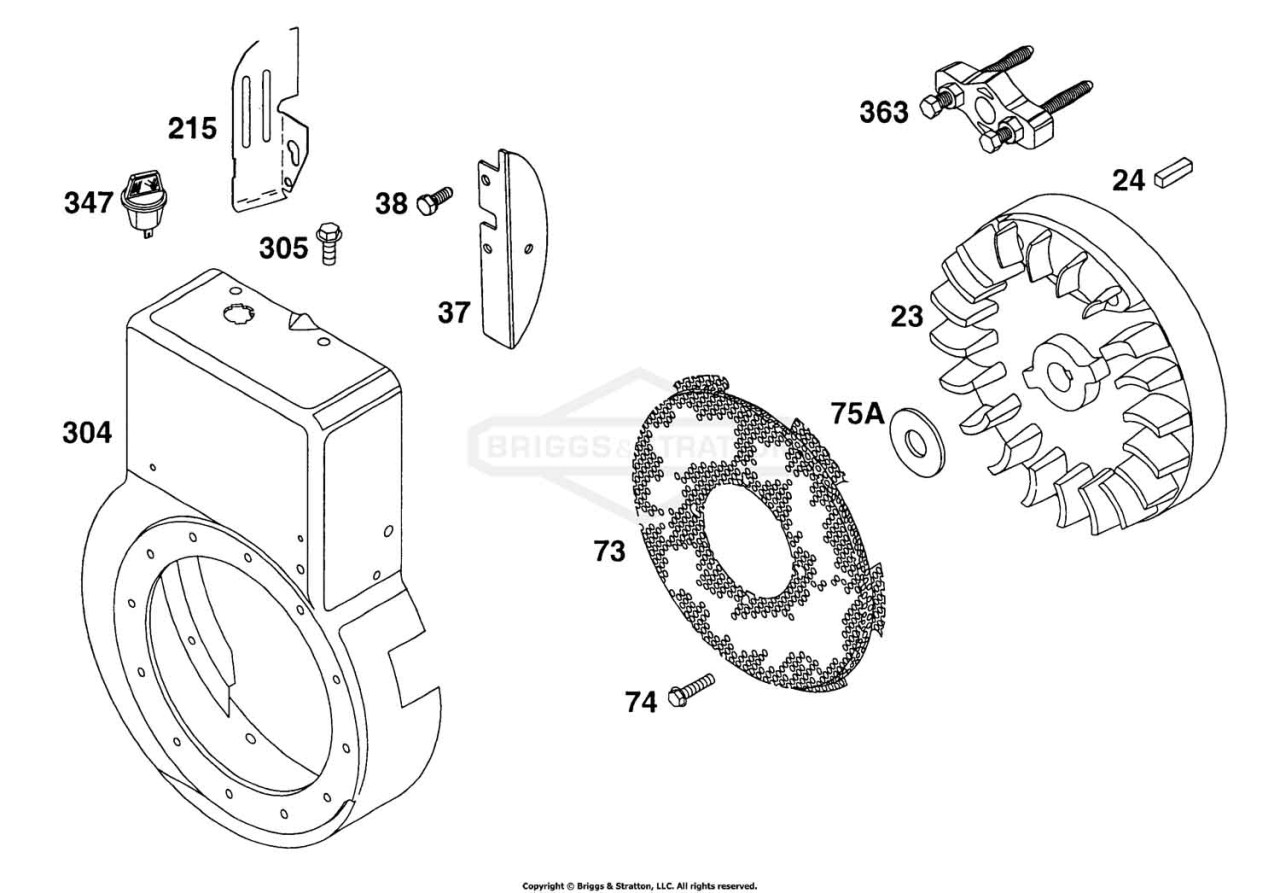 Blower Hsg, Flywheel