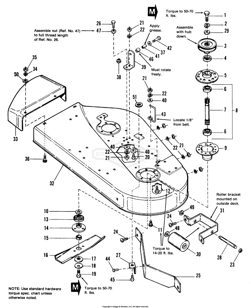 36 Mower Deck & Arbor Group