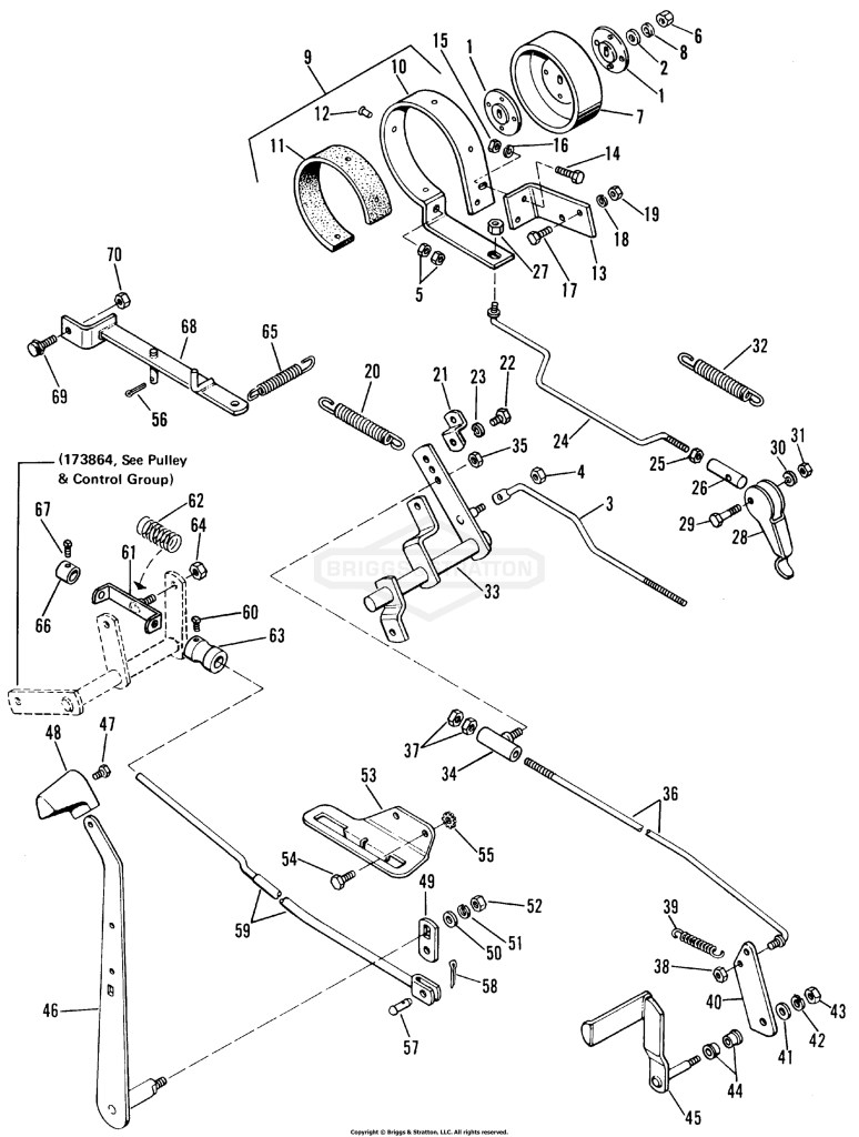 BRAKE AND LEVER GROUP