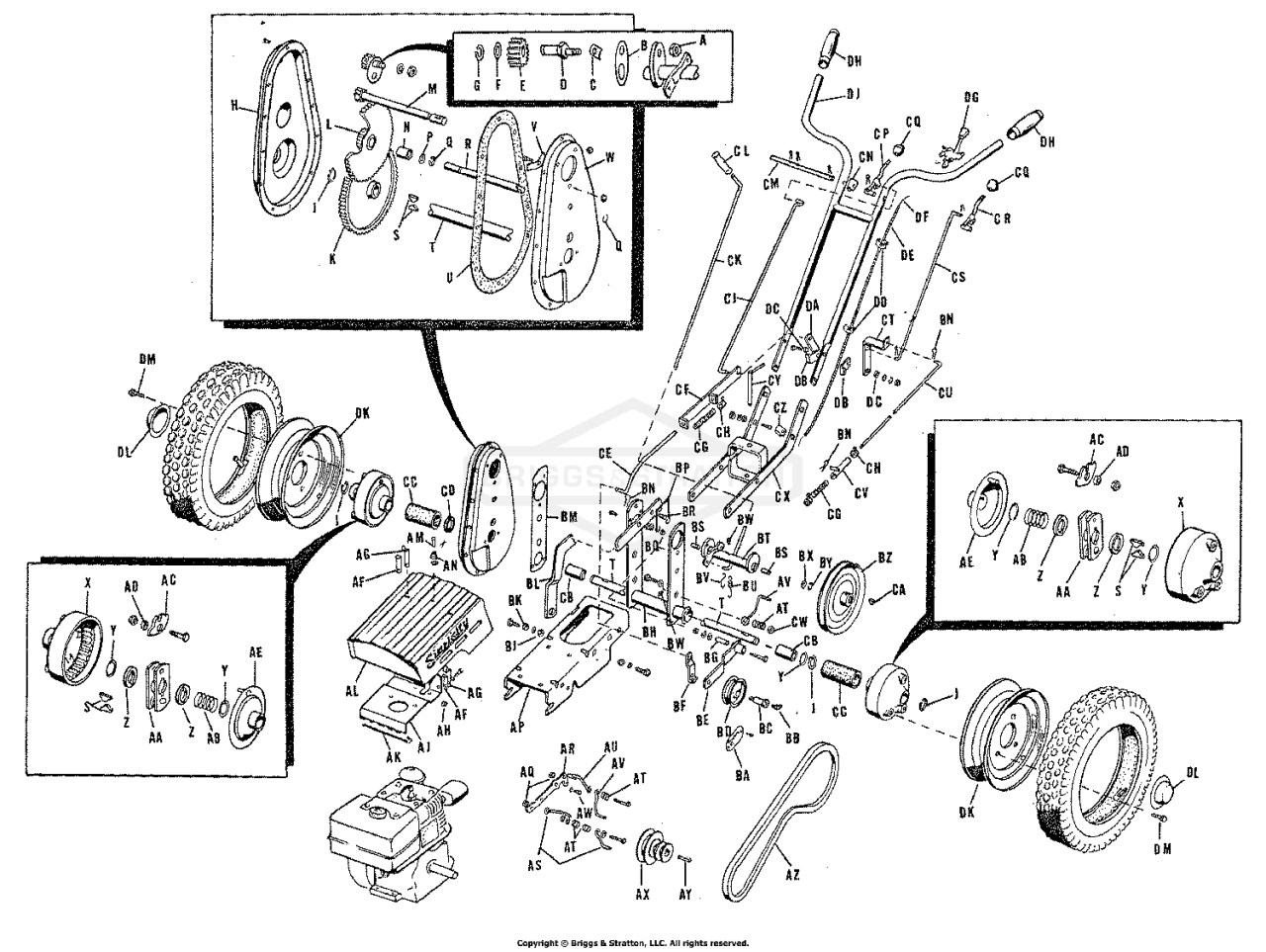 Tractor Group - Parts List (3585I01)