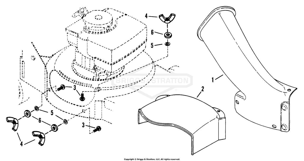 Accessory - Side Chute, Adapter