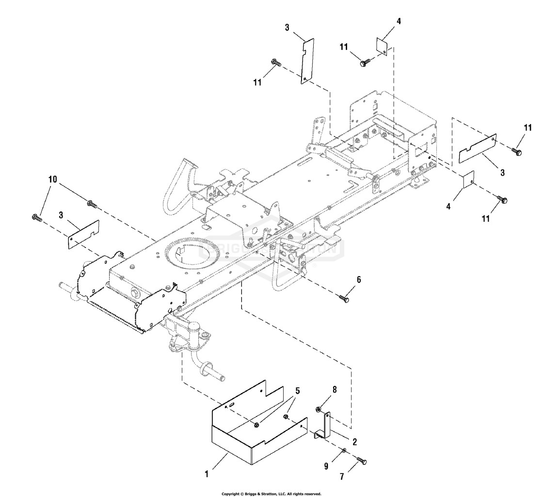 38 Mower Deck - French Guard Group