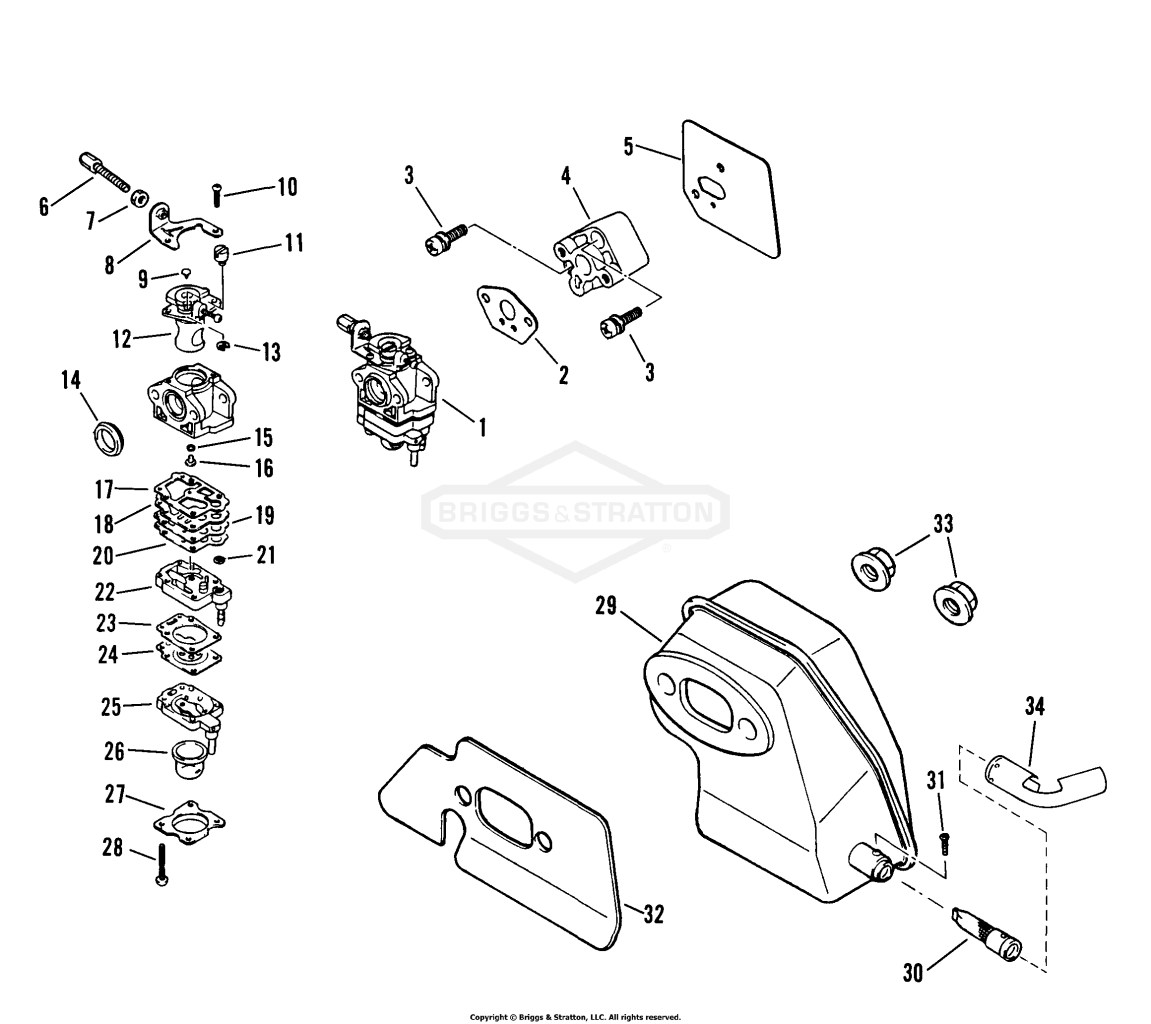 RT2151 Carburetor Assembly