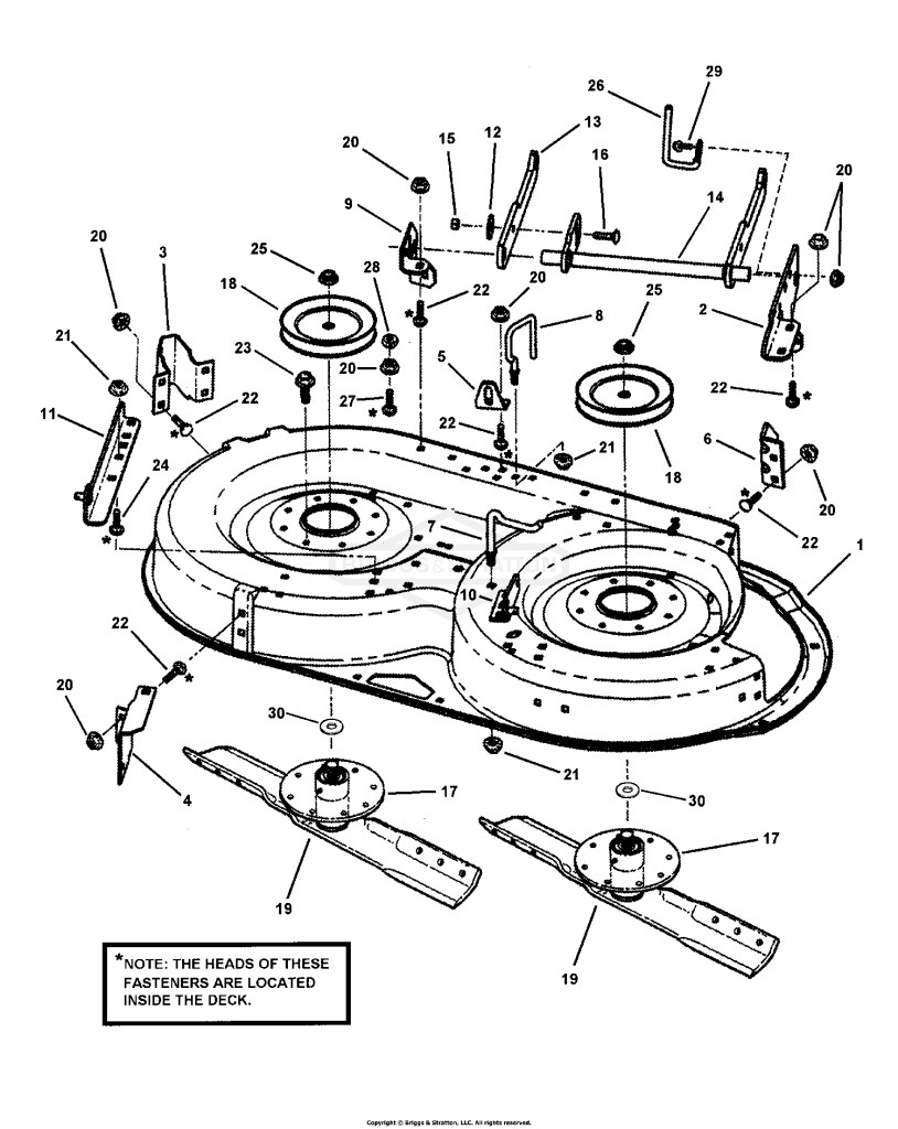 38 CUTTING DECK, BELTS, BRAKES PT.1