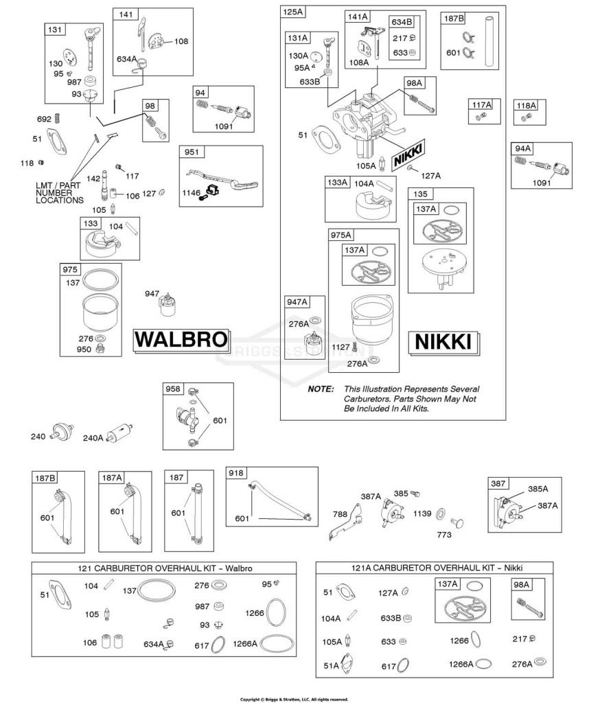 CARBURETOR, KIT-CARBURETOR OVERHAUL